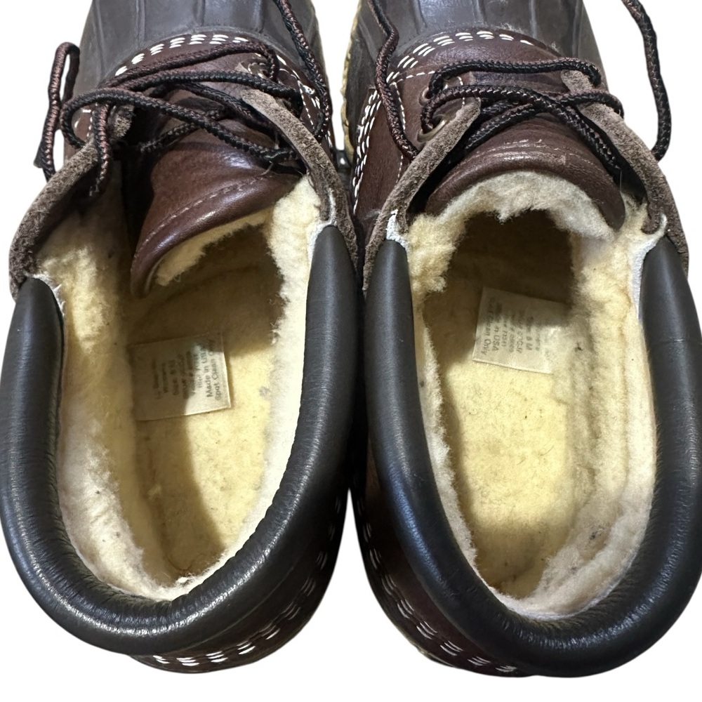 L.L. Bean Brown and Black Winter Boots - Picture 8 of 9